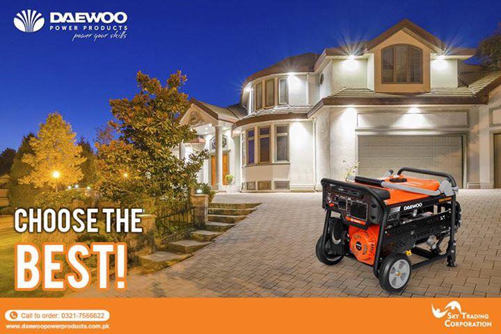 Daewoo Generator 7.5 KVA