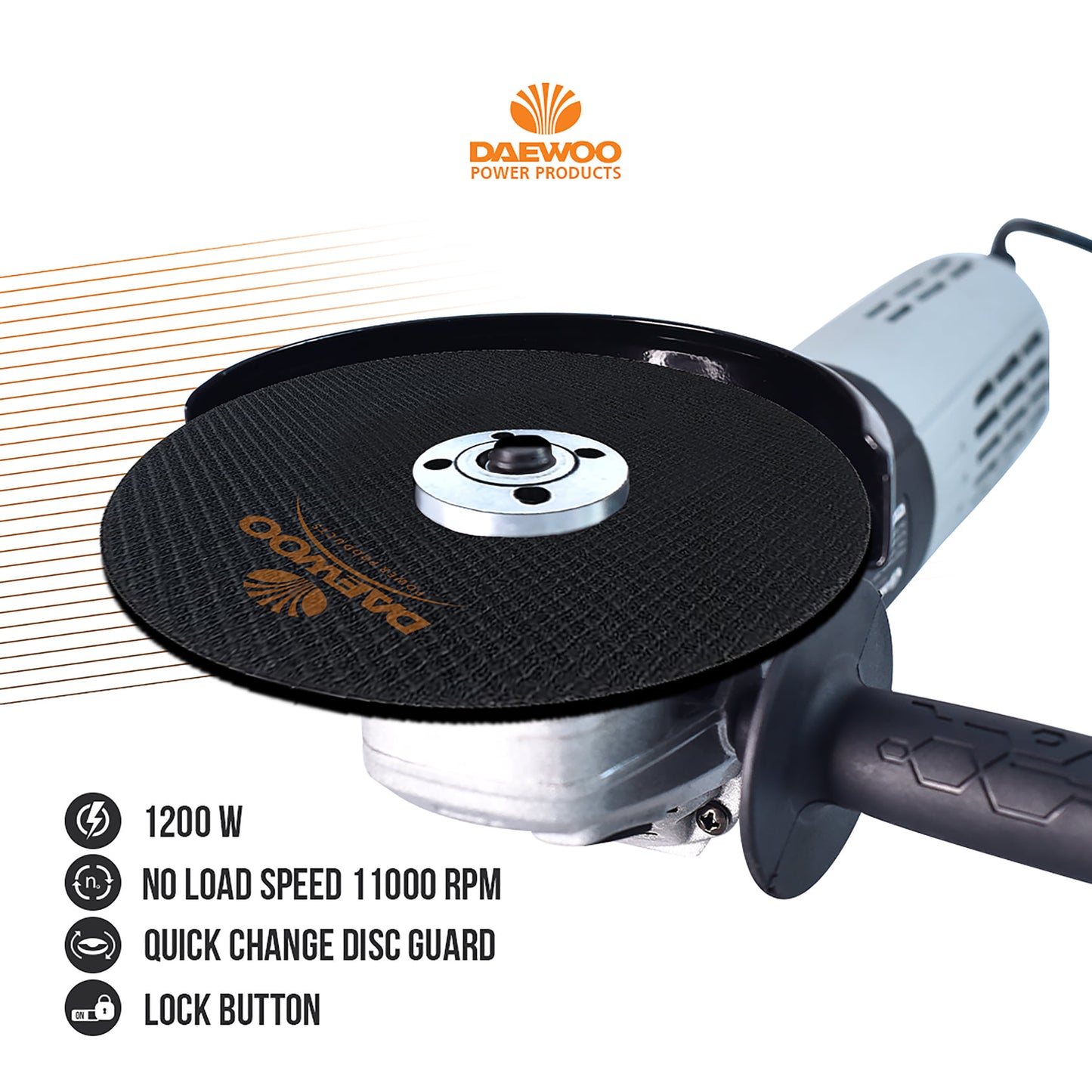 Daewoo Grinder 5" DAG {1200 W}