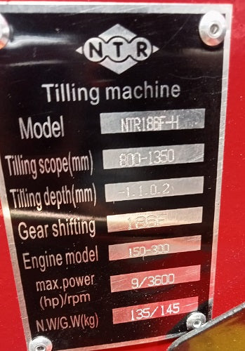 NTR Power Tiller 9 HP Diesel