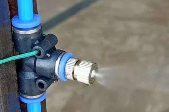 Water Misting and Cooling Nozzles System For Dairy Farms and poultry Farms