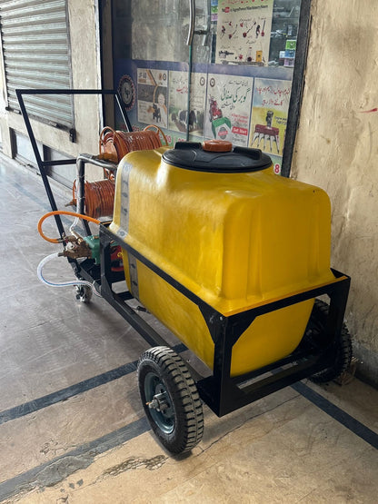 Trolley Power Sprayer 300 LTR With Engine and Pump