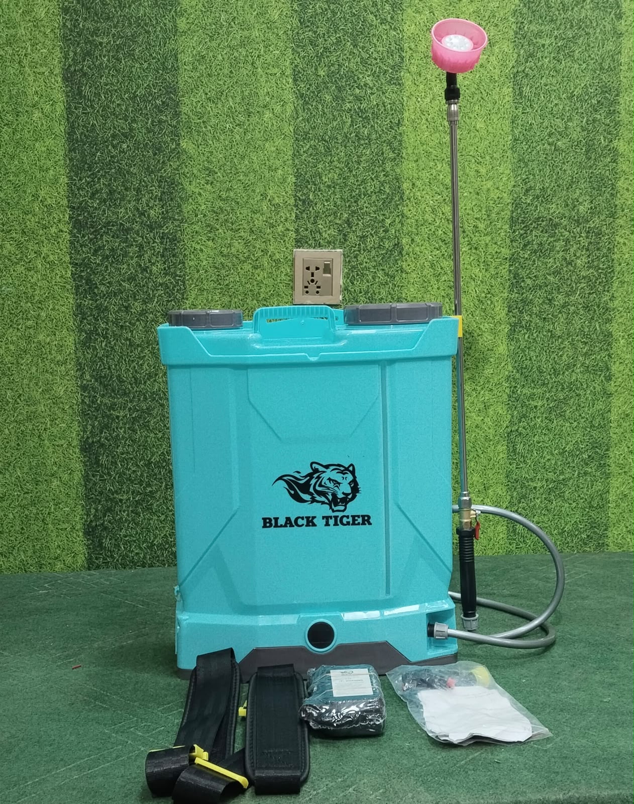 Battery Sprayer 20 LTR Double Pump Brand Name Black Tiger
