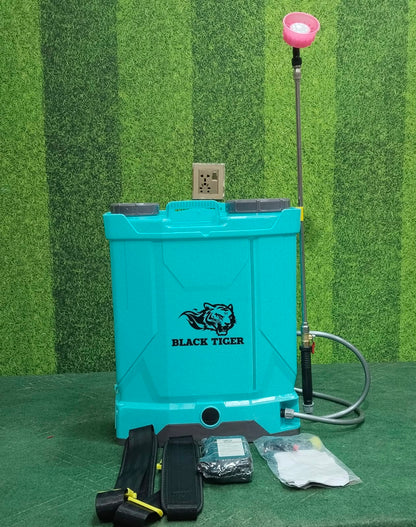 Battery Sprayer 20 LTR Double Pump Brand Name Black Tiger