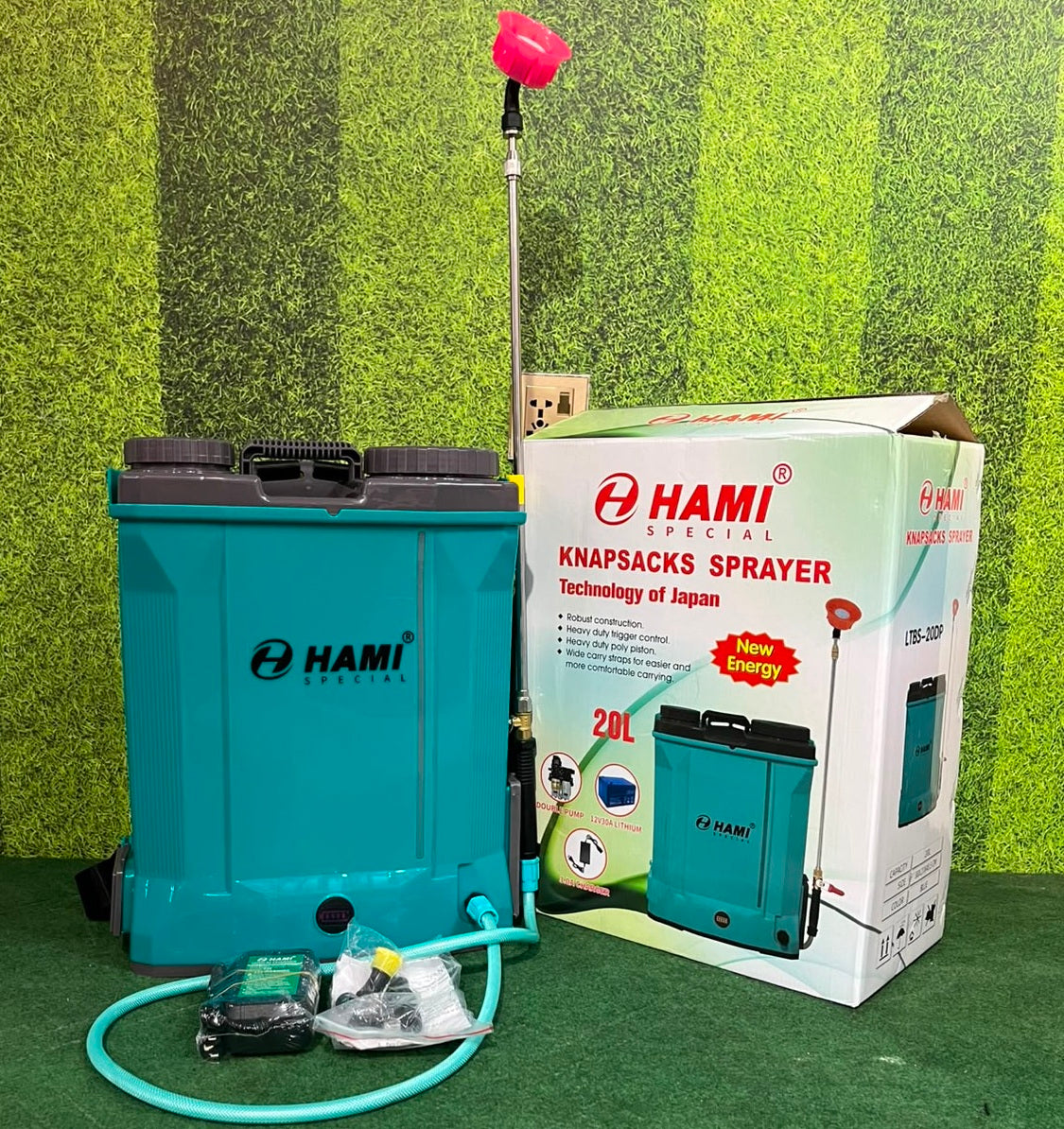 Back Pack Sprayer 20 LTR Double Pump In Lithium Brand Name HAMI