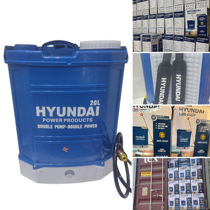 Hyundai Double Pump Battery Agriculture Sprayer Knapsack