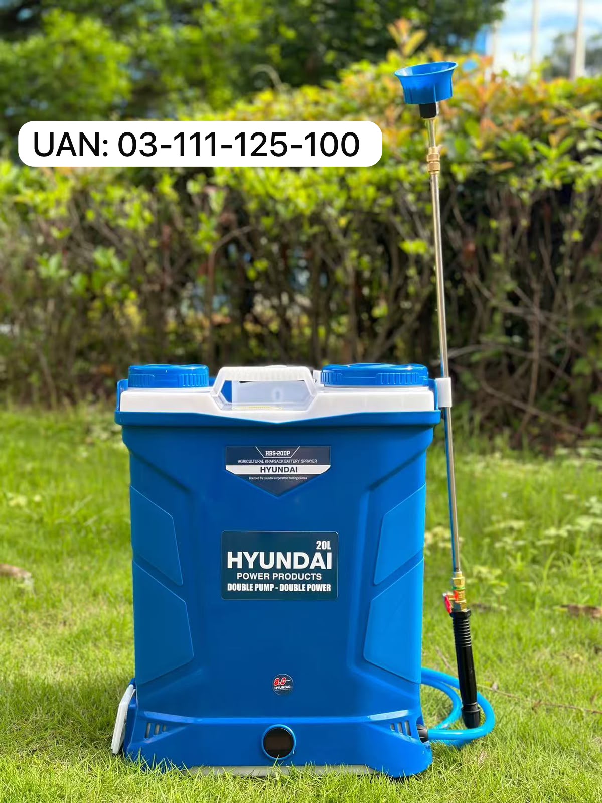 Knapsack Hyundai Battery Sprayer 20 LTR Double Pump
