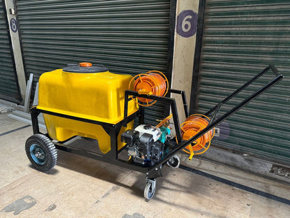 Trolley Power Sprayer 300 LTR With Engine and Pump