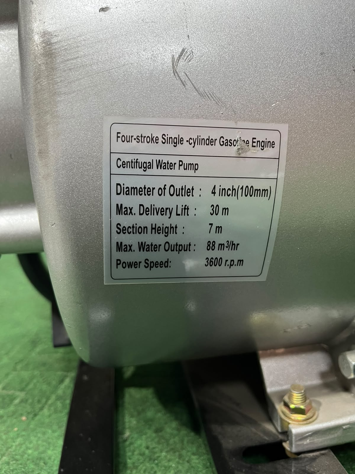 4 Inches Water Pump in 13Hp NTR Or Dewatering Pump