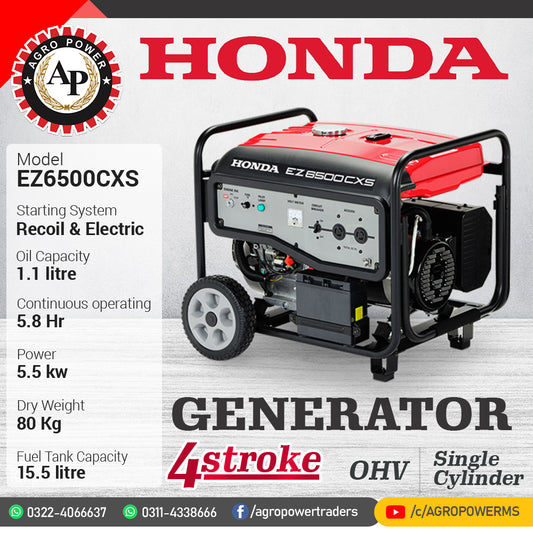 Honda Generator Ez6500